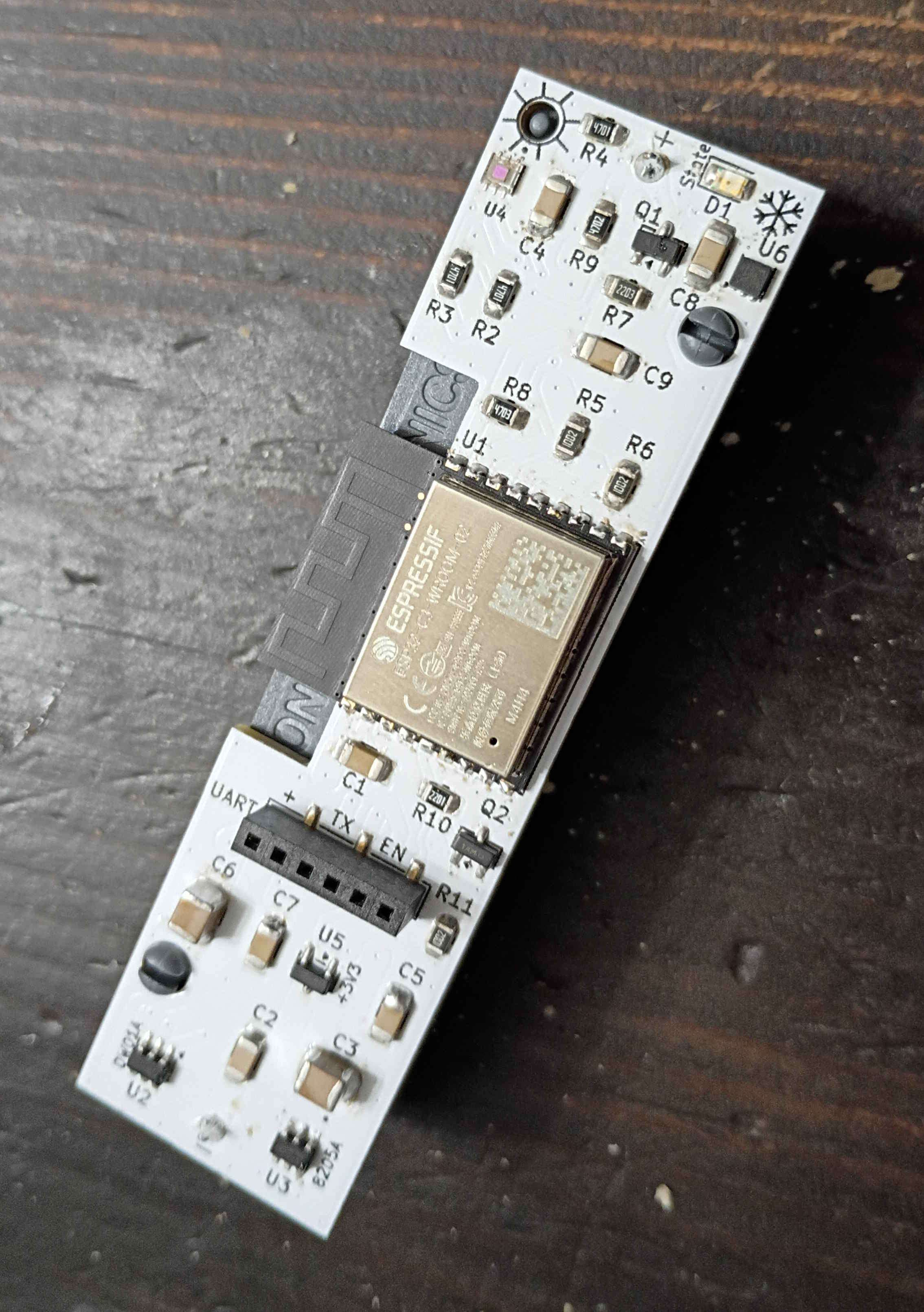 ESPFridge monitor PCB